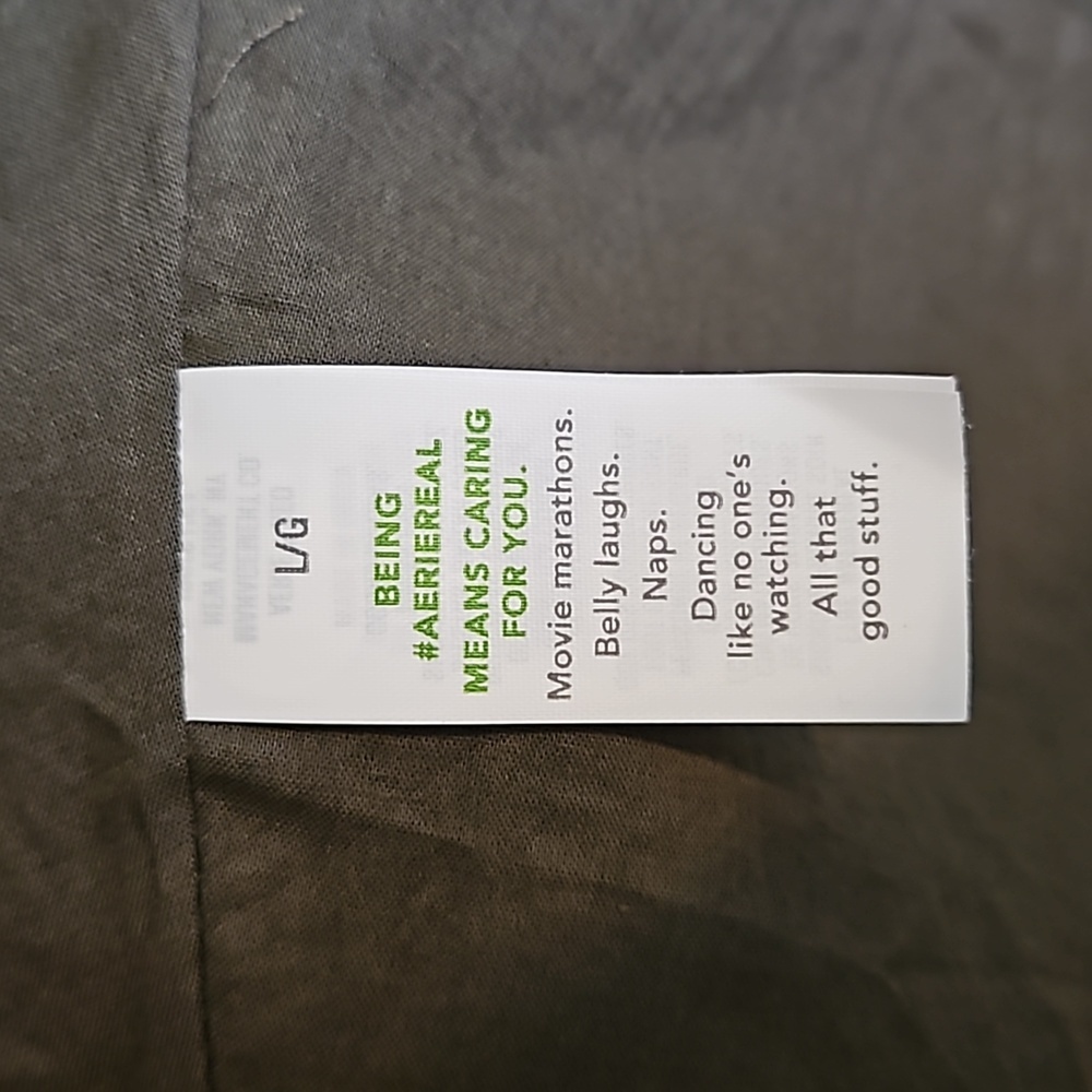 Aerie L Open Back Dress NWT Army Green - Picture 9 of 11